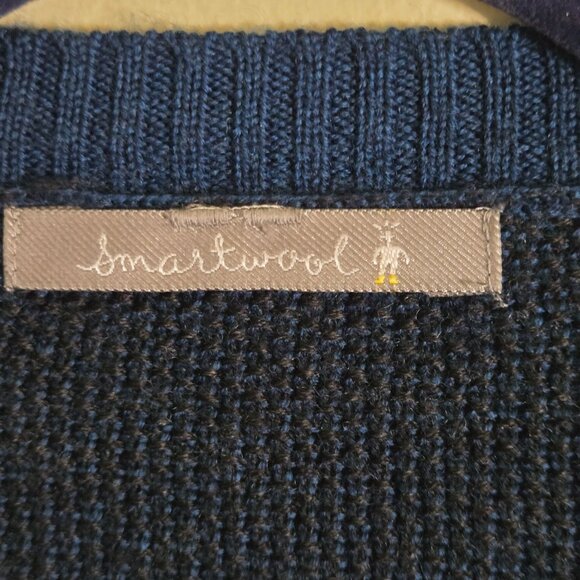 Smartwool 100% Merino Wool Navy Crewneck Sweater Outdoors Quality Size XL - Picture 5 of 9